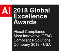 2018 AI Global Excellence Awards Most Innovative OFAC Solutions Company